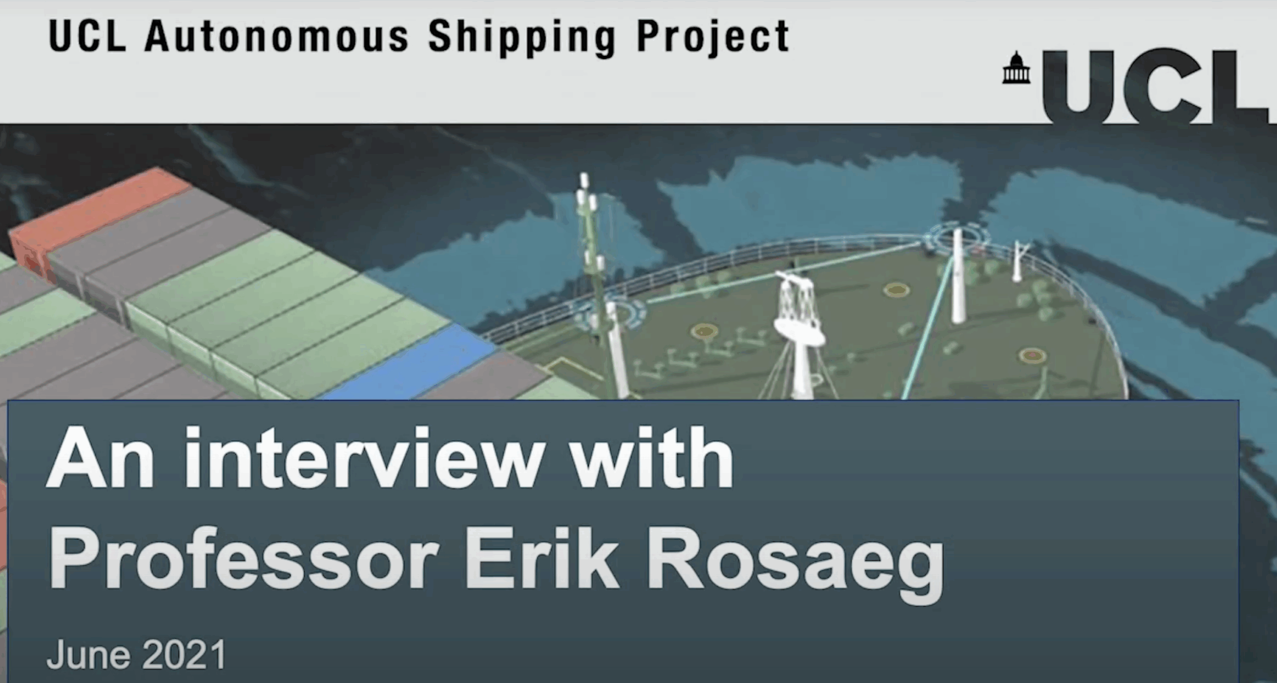 Interview with Professor Erik Røsæg